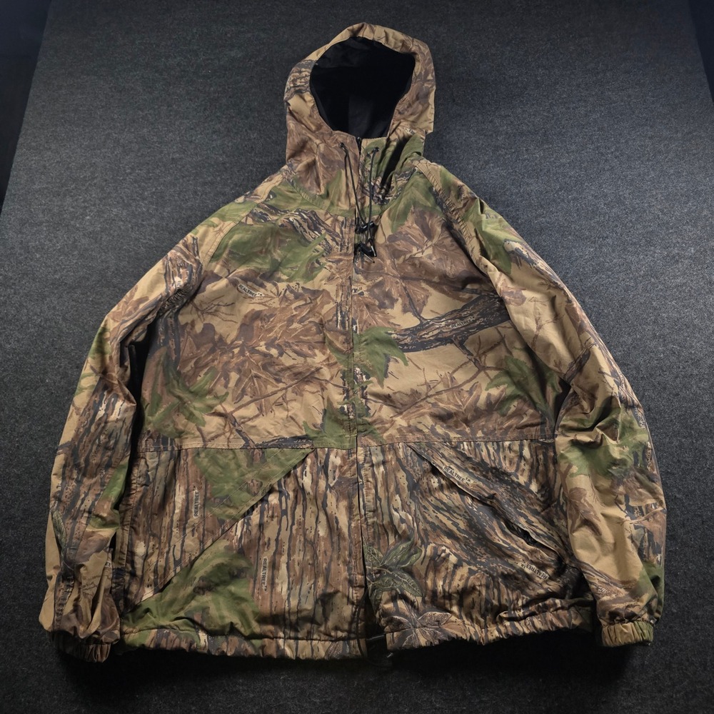 Walls Water-Pruf Realtree Camo Jacket Hooded Waterproof Hunting Men's XL Tall